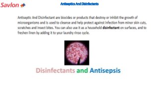 Antiseptics And Disinfectants
 