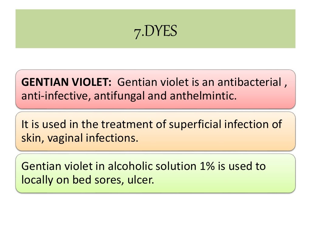 Antiseptics, disinfectants