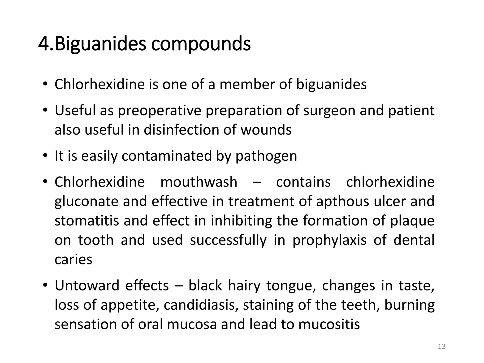 Antiseptics used in dentistry PPT