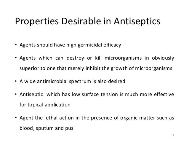 Antiseptics used in dentistry Antiseptics used in dentistry