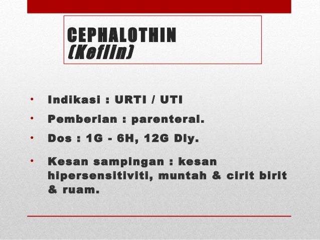 ANTISEPTIK URINARI, ANTIBIOTIK & BAHAN ALTERASI pH