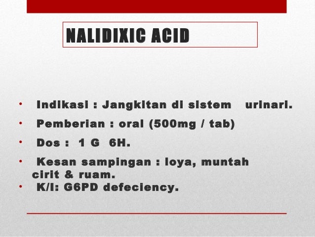 ANTISEPTIK URINARI, ANTIBIOTIK & BAHAN ALTERASI pH