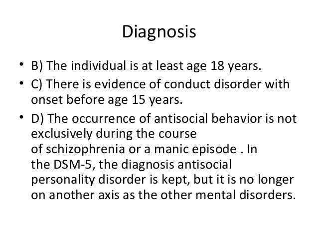 an analysis of antisocial personality disorder For more information on this problem see: psychopathy and antisocial personality disorder: detailed analysis of antisocial personality disorder. an analysis of antisocial personality disorder For more information on this problem see: psychopathy and antisocial personality disorder: detailed analysis of antisocial personality disorder.