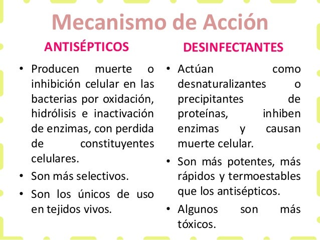 Mecanismos De Acción De Los Desinfectantes Químicos es.slideshare.net