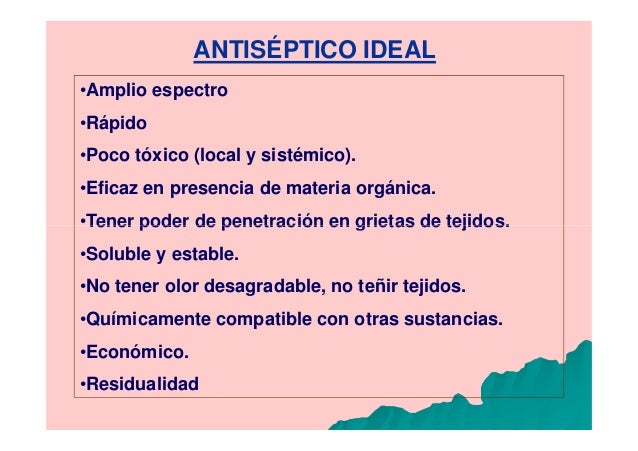 Antisépticos Y Desinfectantes En Medicina Veterinaria Modo De Compat