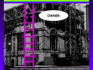 Philadelphia  Buffalo  Syracuse  Albany  Manhattan  Rochester  White Plains  Long Island  Princeton
OWNER
 