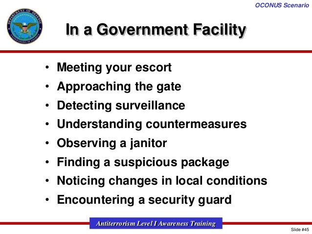 suspicious package procedure