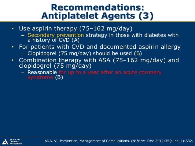 Plavix And Aspirin Therapy