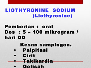 Antithyroid Thyroid Preparation Iodised Salt