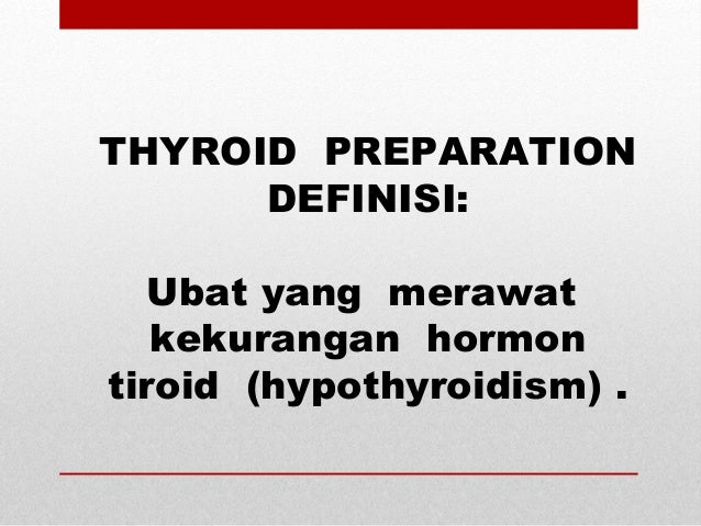 ANTITHYROID, THYROID PREPARATION & IODISED SALT