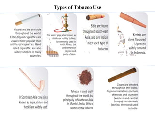 different ways to consume tobacco Anti tobacco counceling