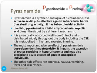 Antitubercular drugs | PPTX