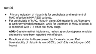 Comprehensive Overview of Antitubercular Drugs: Mechanisms, Uses, and ...