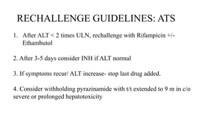 Antitubercular drugs and hepatotoxicity | PPTX