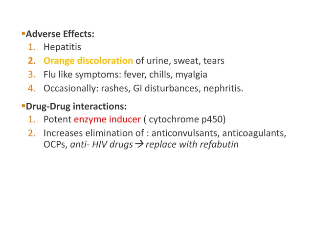 Anti tuberculosis therapy ( att) | PPTX