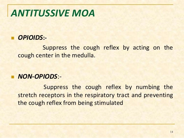 vicodin cough reflex