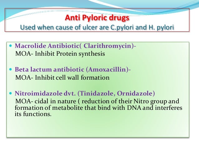 Antiulcer drugs