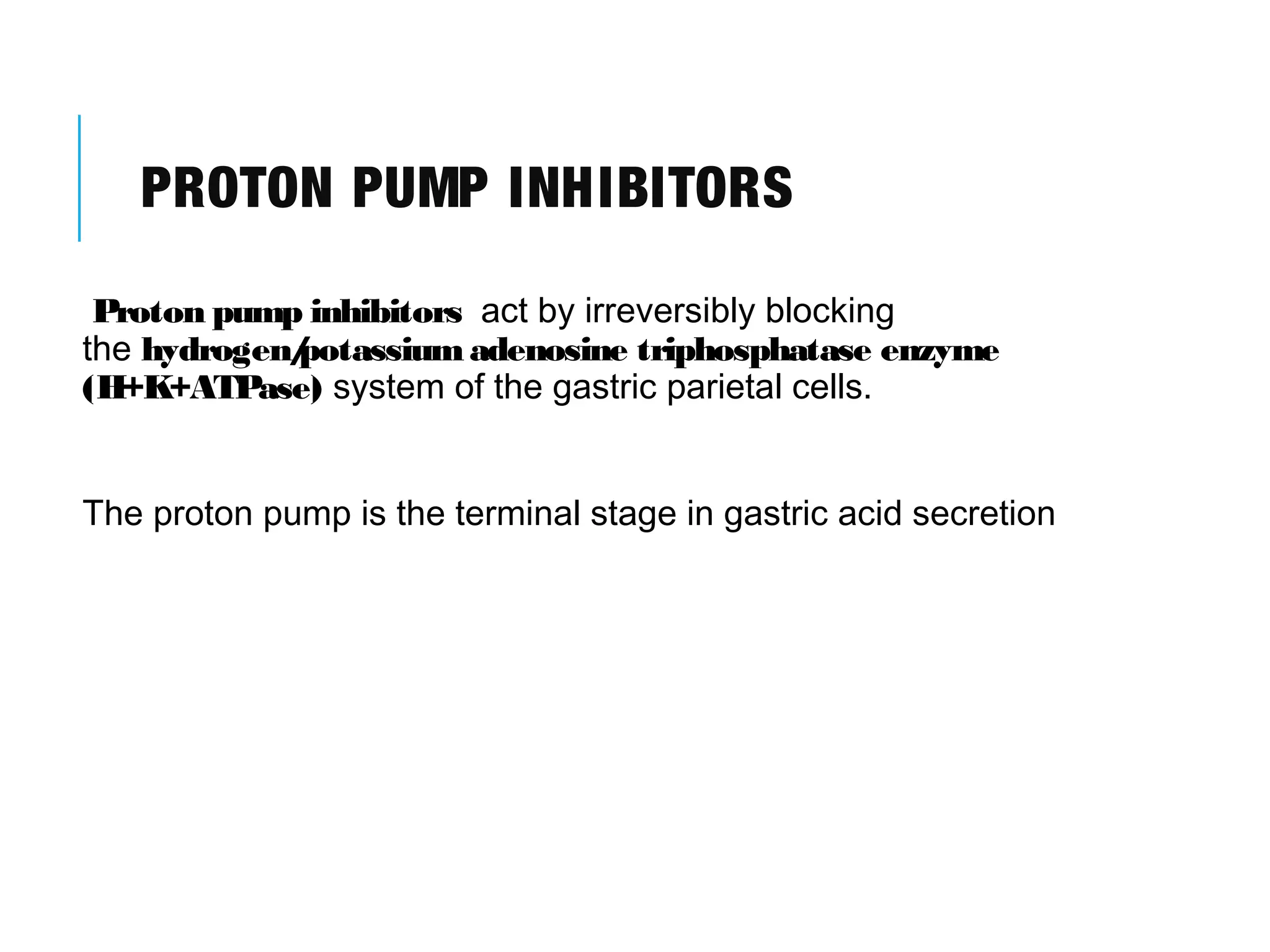 Pharmacology of anti ulcer drugs | PPT