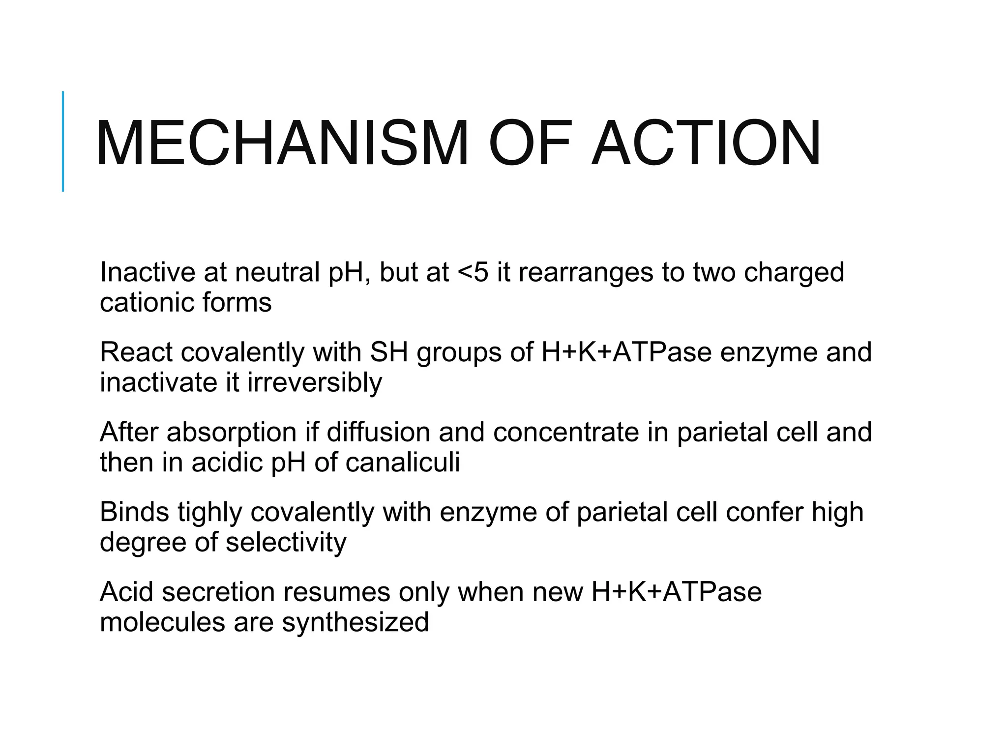 Pharmacology of anti ulcer drugs | PPT