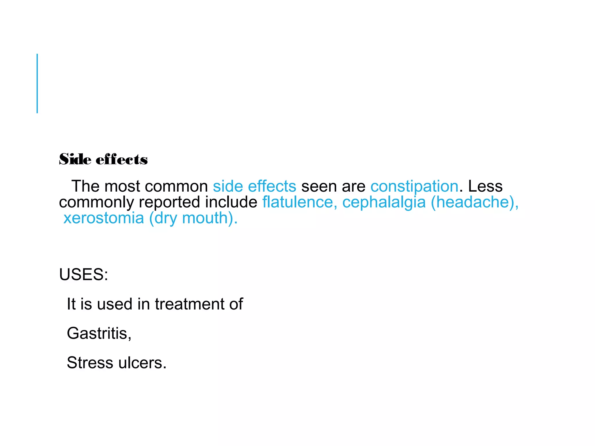 Pharmacology of anti ulcer drugs | PPT
