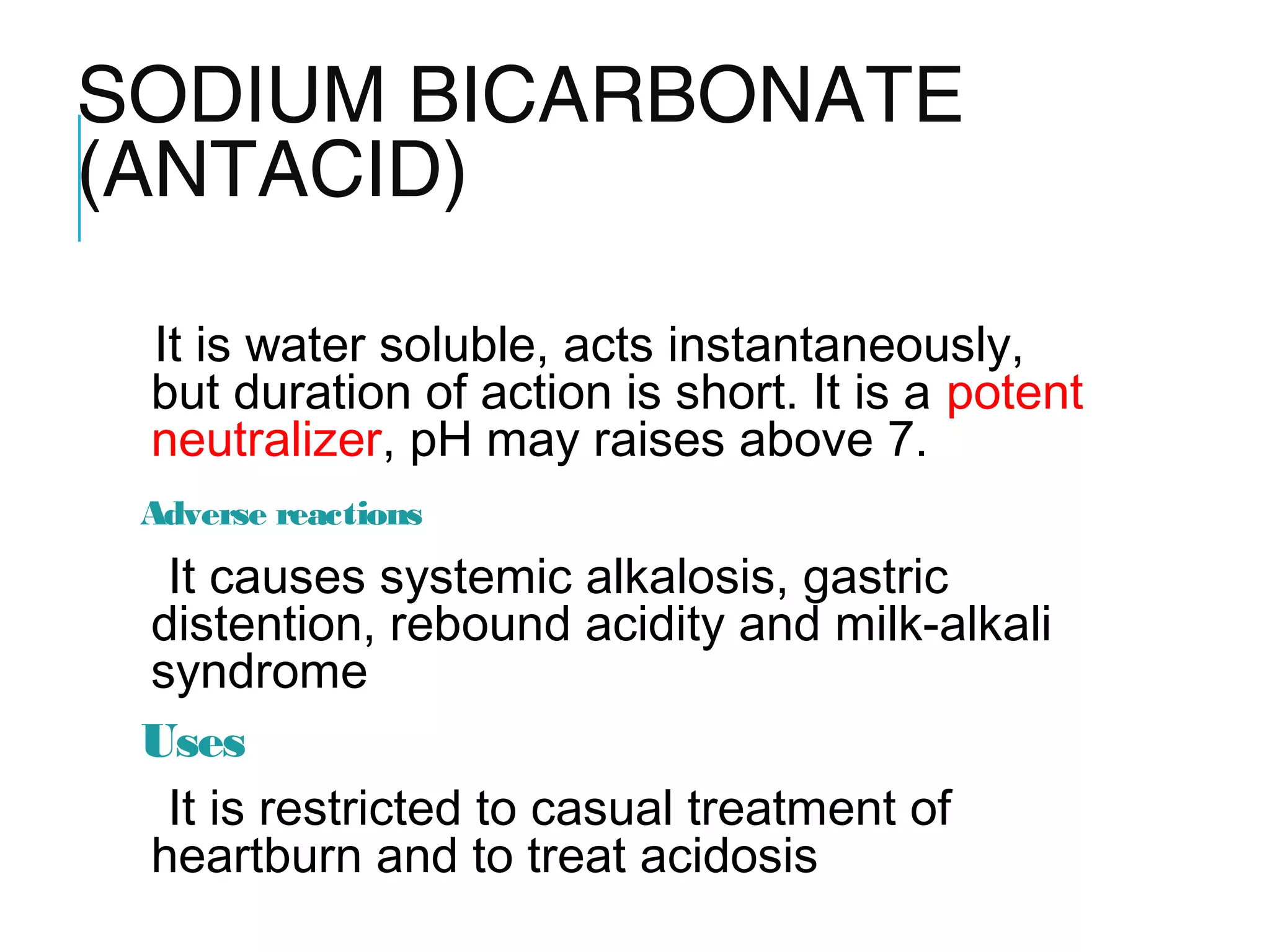 Pharmacology of anti ulcer drugs | PPT
