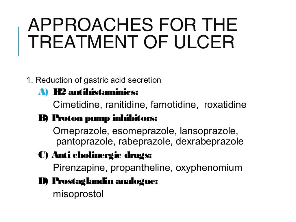 Pharmacology of anti ulcer drugs