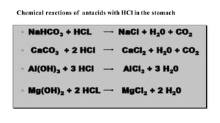 Ulcerease Chemical Equation Anti Ulcer drugs pharmacology and classification | PPTX