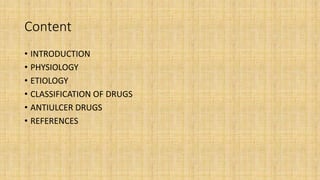 Antiulcer drugs | PPTX