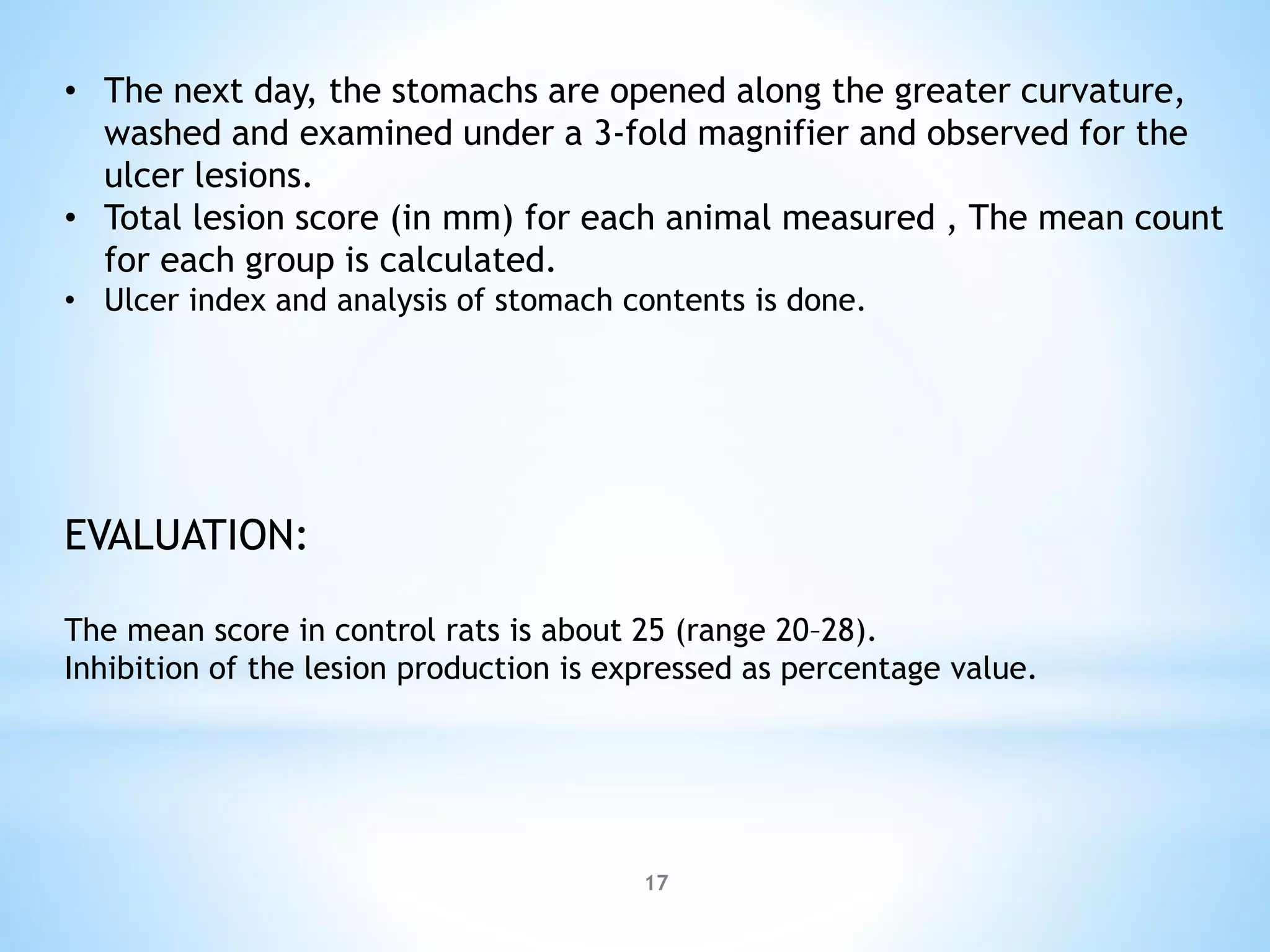 Anti ulcer screening | PPTX