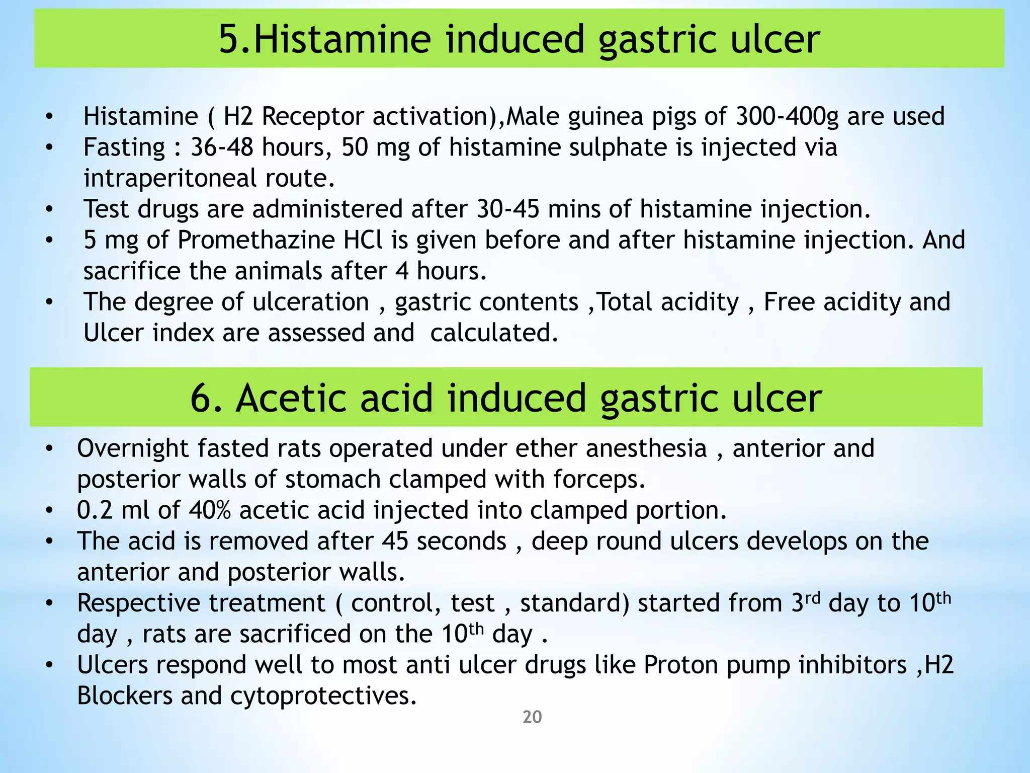 Anti ulcer screening | PPTX