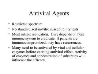 Antiviral Agents ,[object Object],[object Object],[object Object],[object Object]