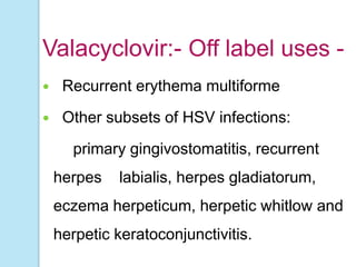 Antiviral Agents in Dermatology