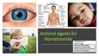 Antiviral Agents for
Nonretrovirals
Pin on Nursing Apps (pinterest.com)
 