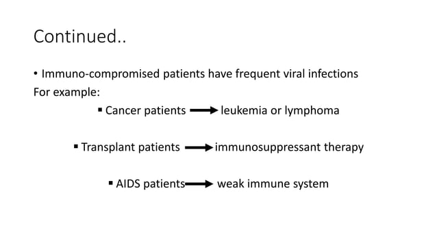 The Development Of Antiviral Drug Therapy Is Difficult Because Antiviral drugs | PPT | Free Download
