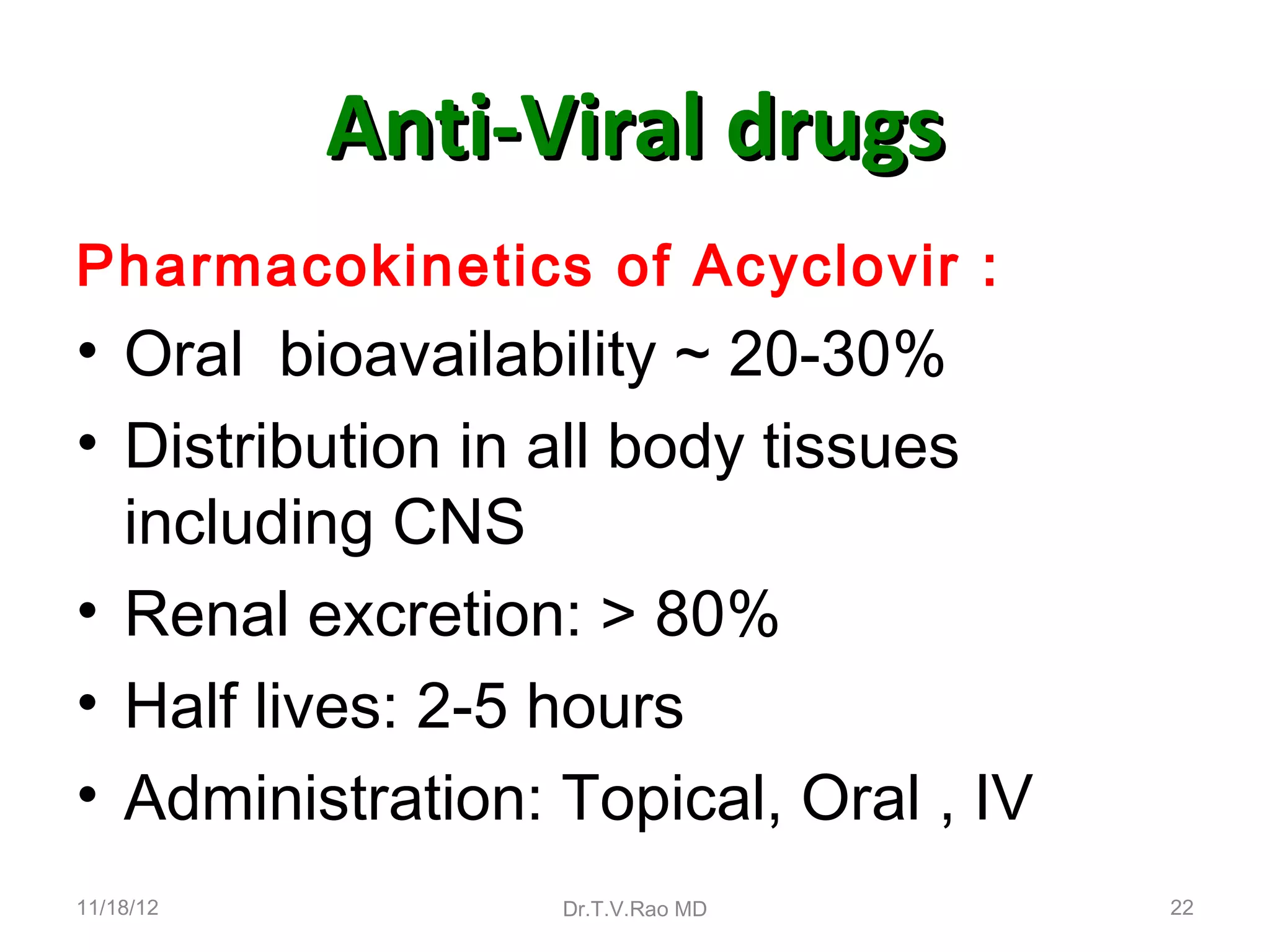 Antiviral drugs | PPT