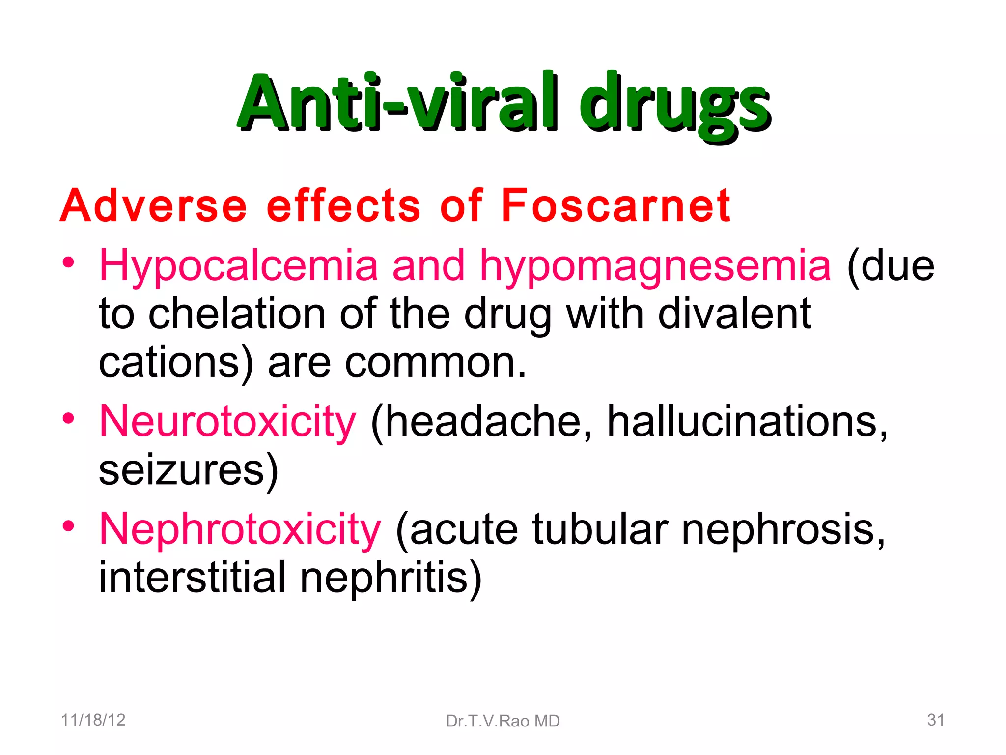 Antiviral drugs | PPT