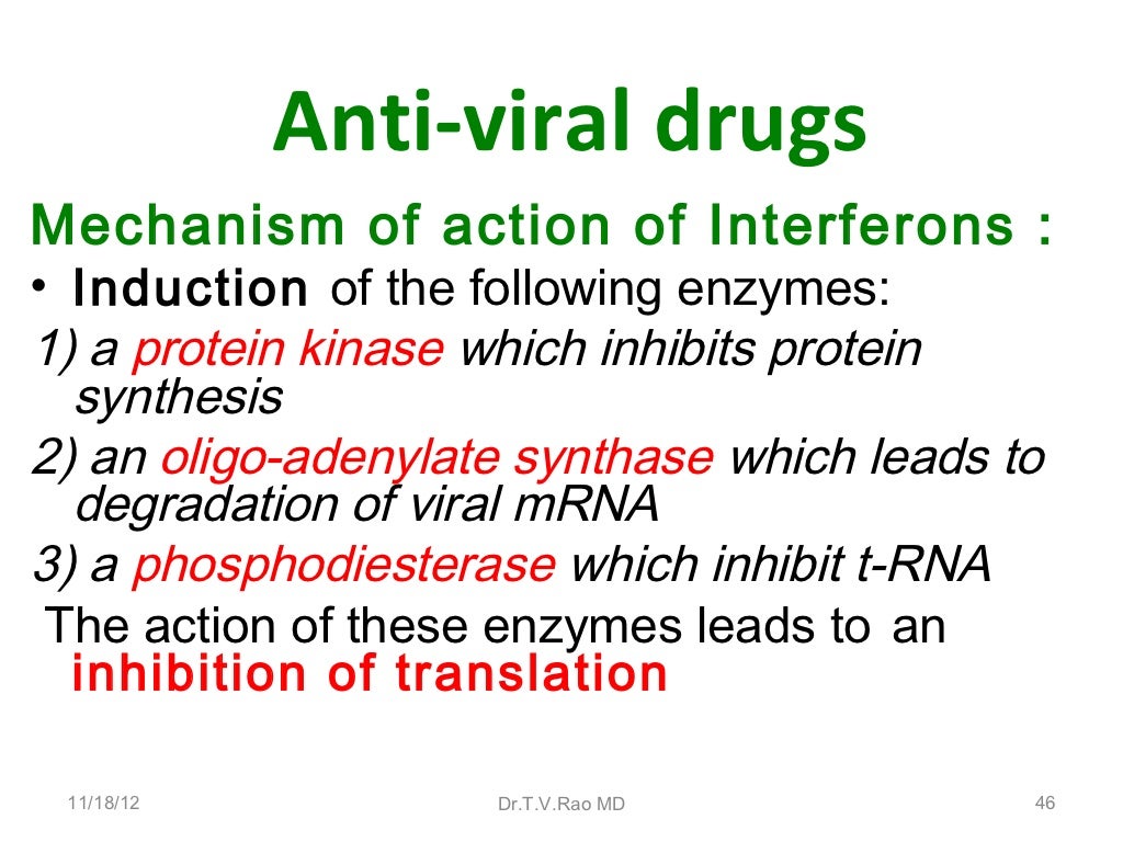 Antiviral drugs