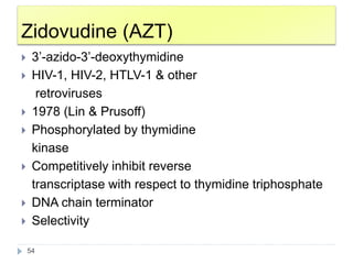 Antiviral drugs | PPTX