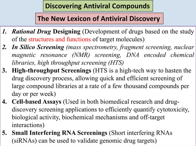 Antiviral Drugs and their mechanism of action | PDF | Pharmaceutical ...