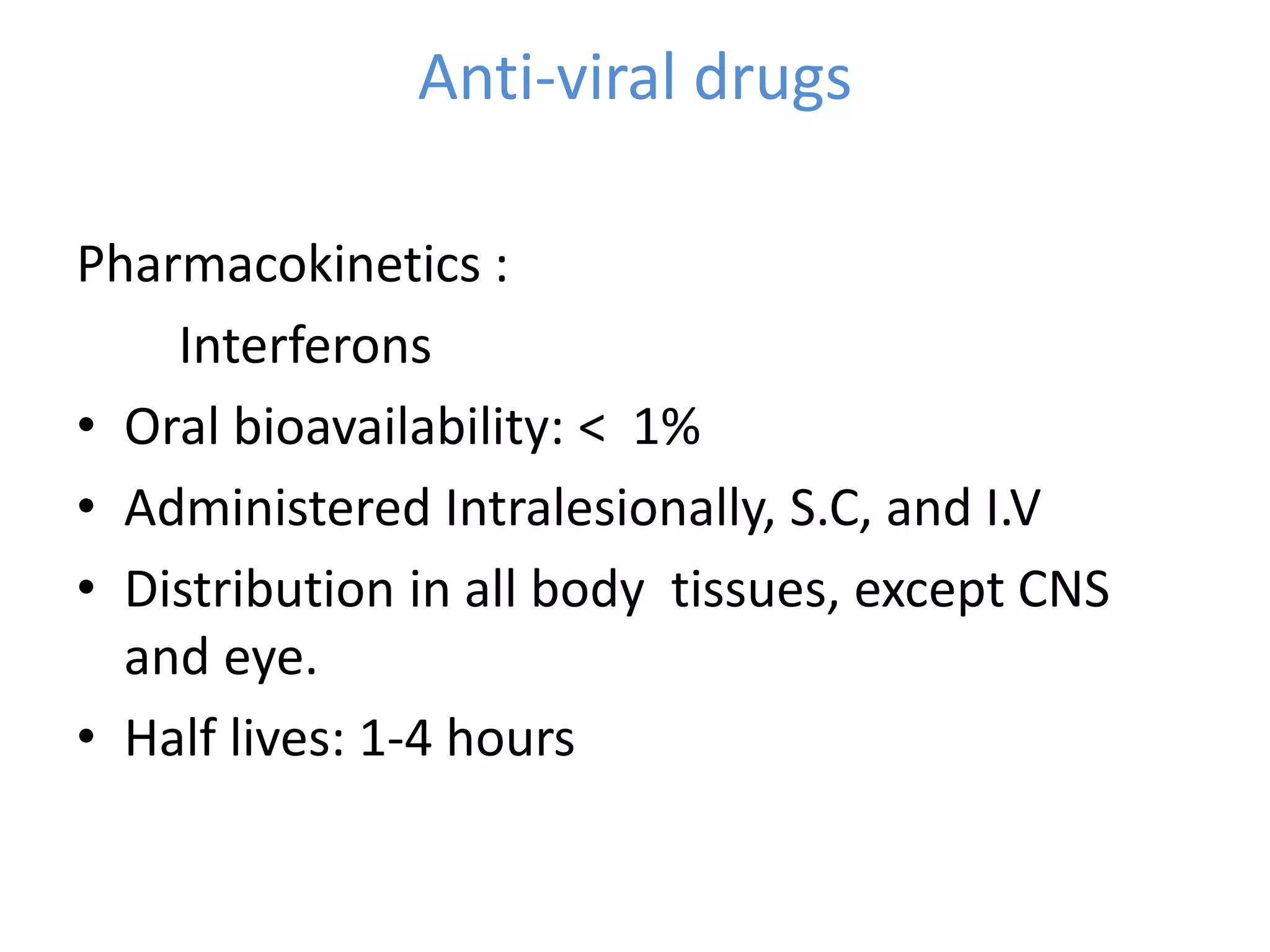 An Ideal Antiviral Drug Would Be One That Antiviral drugs | PPT