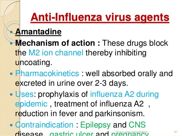 Symmetrel Drug Class