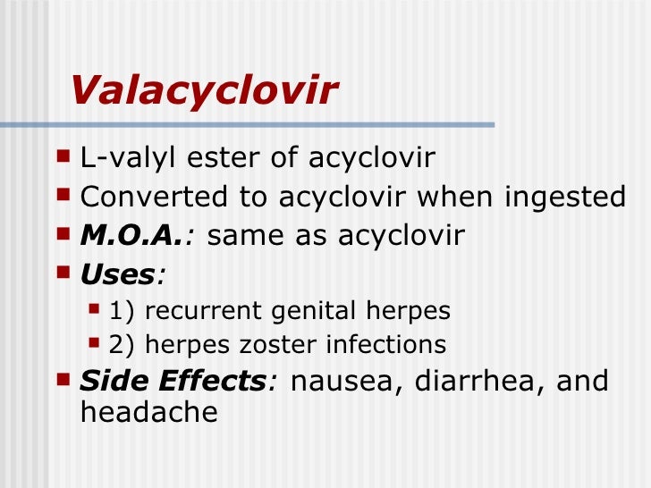 Famvir Vs Valtrex Side Effects