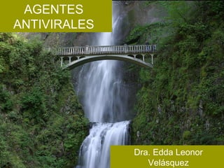 AGENTES
ANTIVIRALES


              .


                  Dra. Edda Leonor
                     Velásquez
 