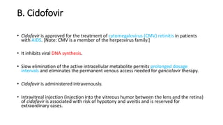 Pharmacology - Antivirals | PDF