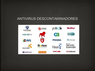 AANNTTIIVVIIRRUUSS DDEESSCCOONNTTAAMMIINNAADDOORREESS 
 