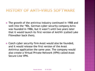 Anti virus slide show presentation | PPTX