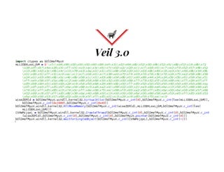 Veil 3.0
◈ So… what else is new with Veil payloads?
 