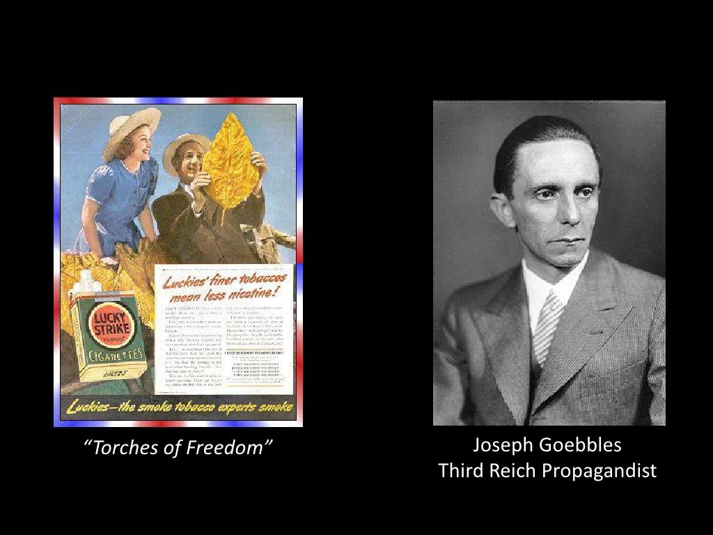 “Torches of Freedom” Joseph Goebbles