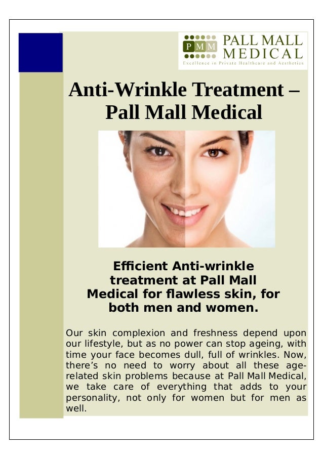 anti wrinkle treatment for men