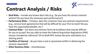 Antix Consulting Capture Plan Template | PPTX
